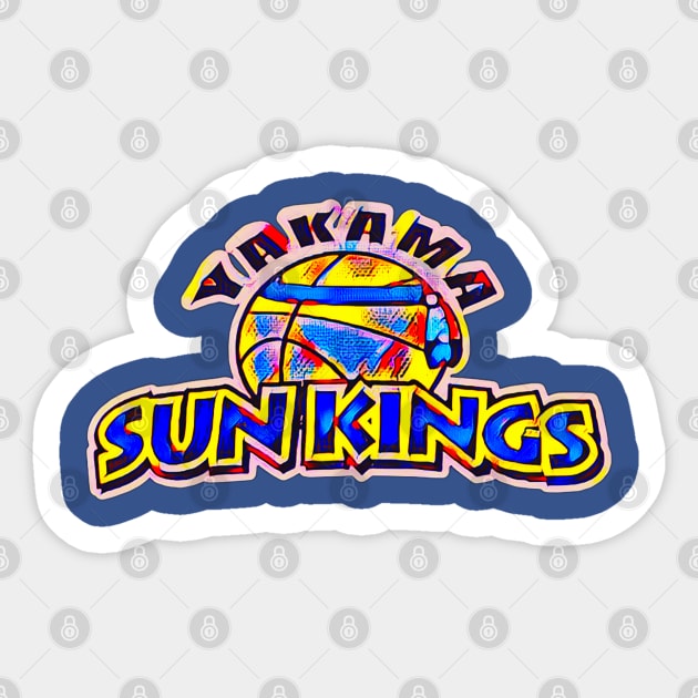 Yakama Sun Kings Basketball Sticker by Kitta’s Shop